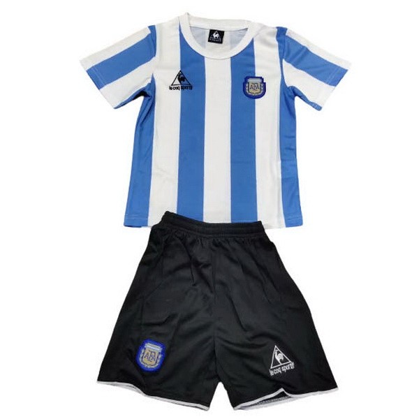 Trikot Argentinien Heim Kinder 1986 Blau Weiß Fussballtrikots Günstig